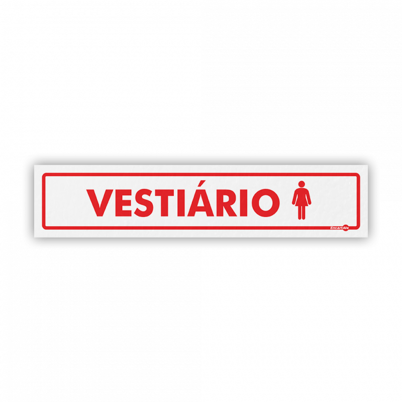 PS 30X6,5 VESTIARIO FEMININO ENCARTALE - PS-180 UN COM 1 UN