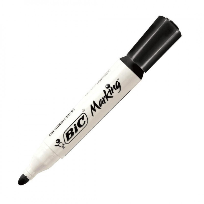 PINCEL PRETO QUADRO BRANCO MARKING RECARREGAVEL BIC C/ 1 UN