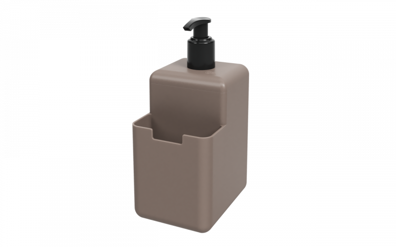 DISPENSER SINGLE 500 ML WARM GRAY (17008/0126)