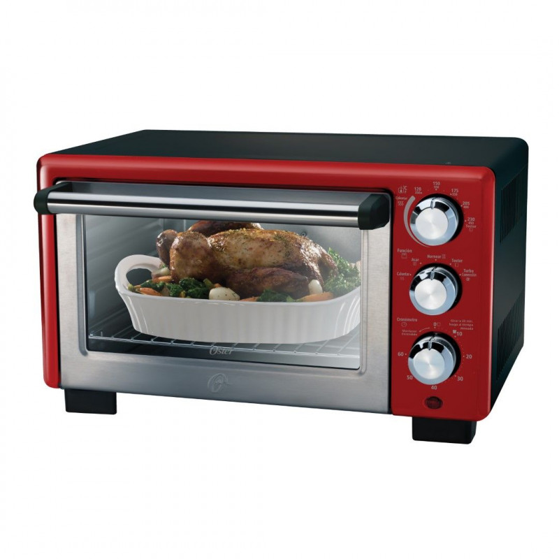 Forno Elétrico Convention Cook Vermelho 125V Oster 19 Litros