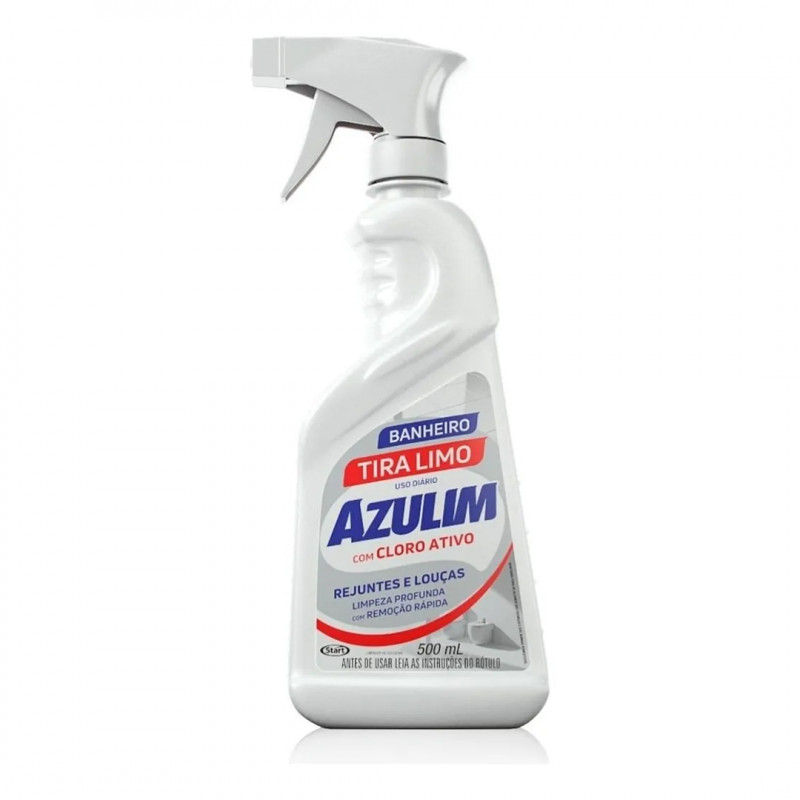 LIMPA LIMO CLORO ATIVO 500 ML AZULIM SPRA - 15247 CX COM 12 UN