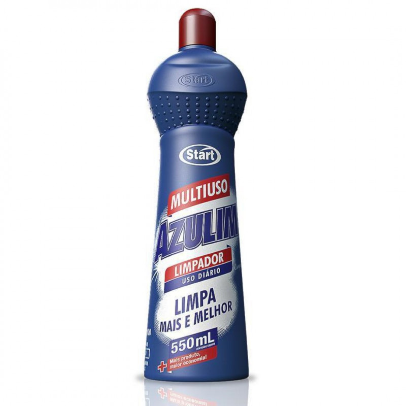 LIMPADOR MULTIUSO 500 ML AZULIM C/ALCOOL - 22707 CX COM 12 UN