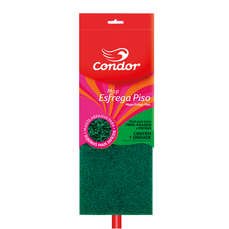 MOP ESPONJA ESFREGA PISO CONDOR - 1610 UN COM 1 UN