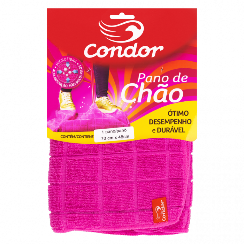 PANO DE CHAO MICROFIBRA CONDOR - 1676 UN COM 1 UN