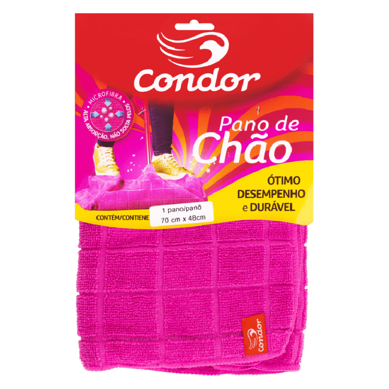 PANO DE CHAO MICROFIBRA CONDOR - 1676 UN COM 1 UN