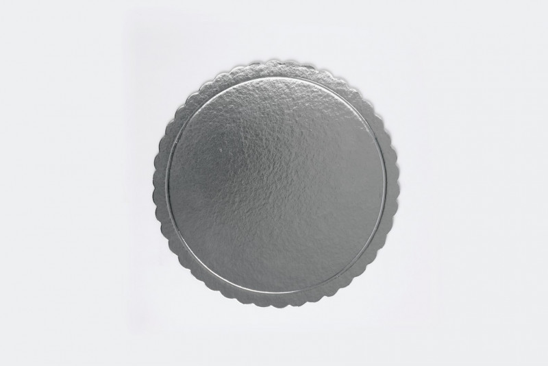 CAKE BOARD REDONDO PRATA 28 CM SAOJOAOPEL - CKBRP2810 PT COM 10 UN
