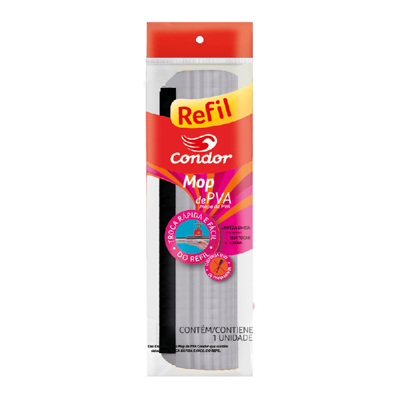 Refil Rodo Esfregão De Esponja Pva Absorvente Condor 1620R