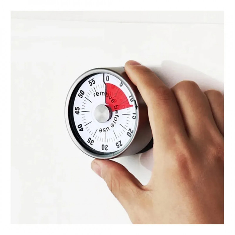 Timer Cronometro Culinario Digital Magnético Imã 60 Minutos