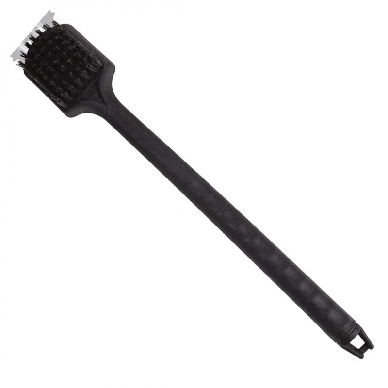 Escova De Nylon Com Cabo Limpa Grelha De Churrasqueira Mor