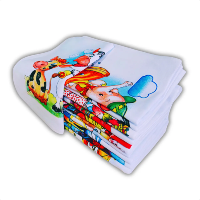 PANO DE PRATO 38X58 ESTAMPADO OVERLOQUE MERCATEX - C/ 1 UN