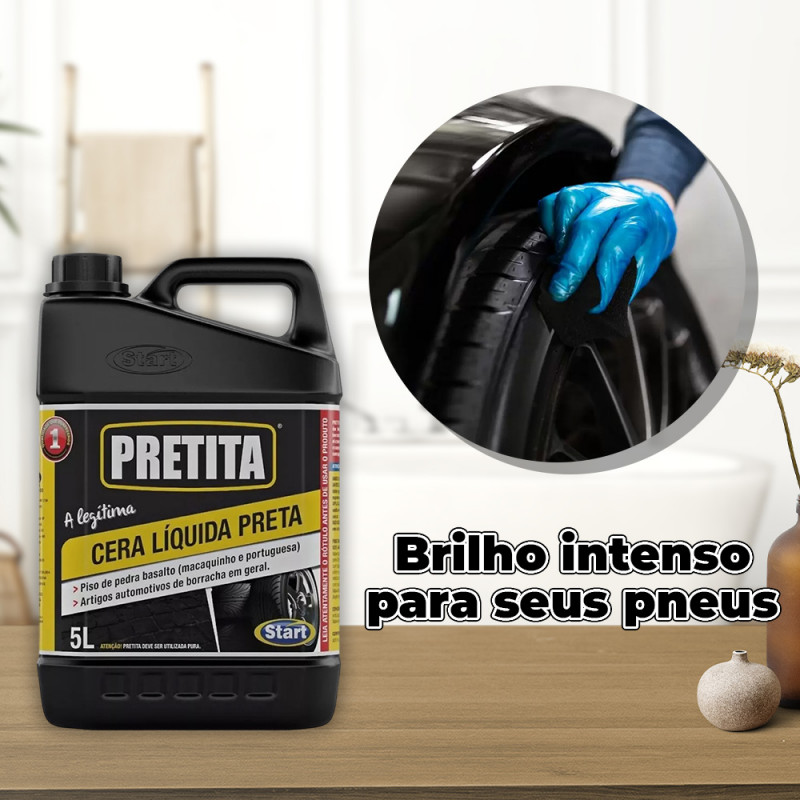 Cera liquida Pretinho 5 Litros Pretita Azulim