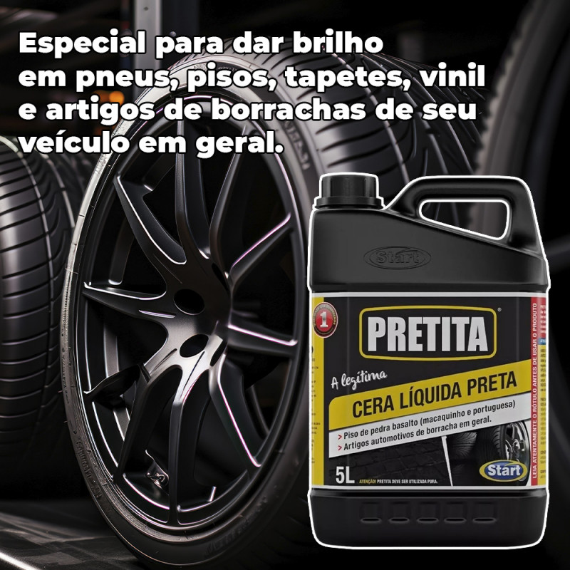 Cera liquida Pretinho 5 Litros Pretita Azulim