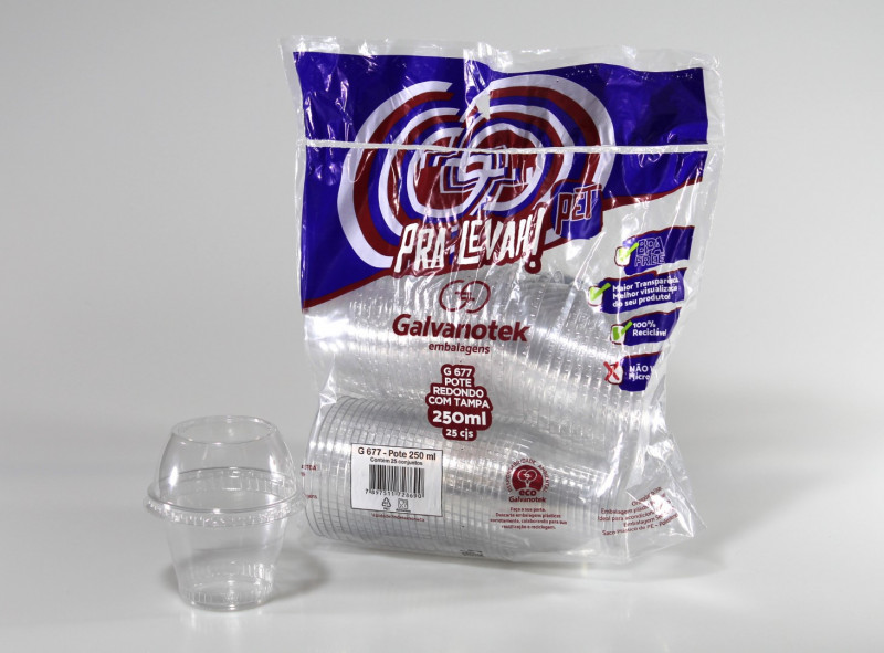 25un Copo Felicidade C/ Tampa Bolha Fechada 250ml G677