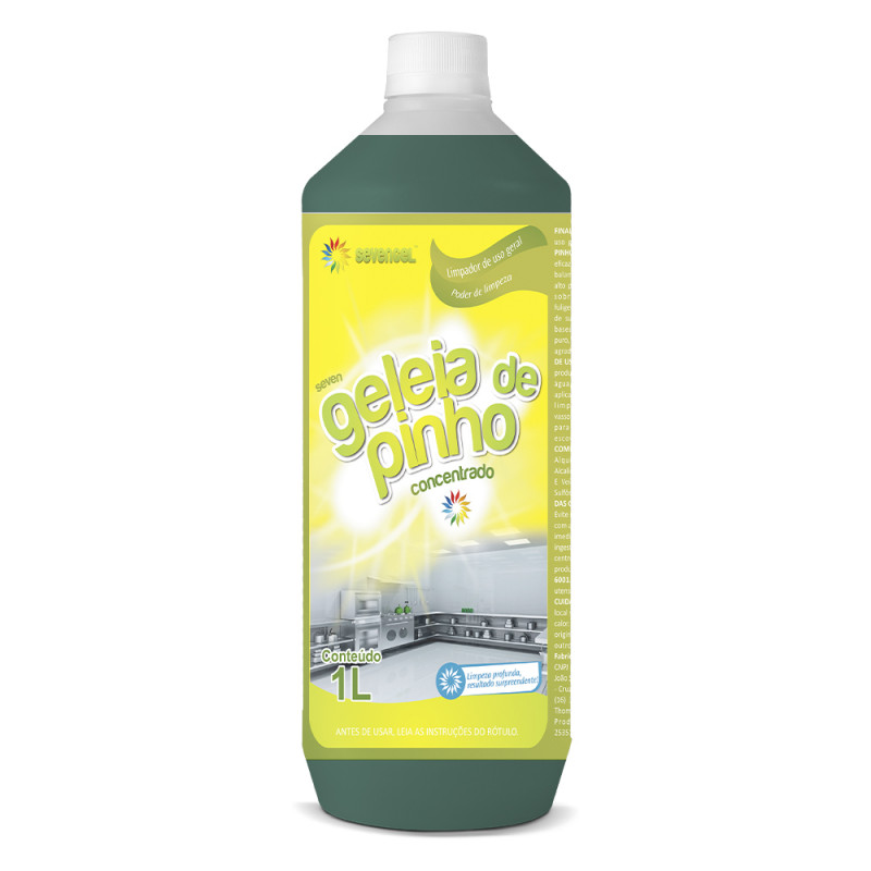 LIMPADOR USO GERAL GELÉIA DE PINHO 1 LT CONCENTRADO SEVENGEL 1 UN (5491)