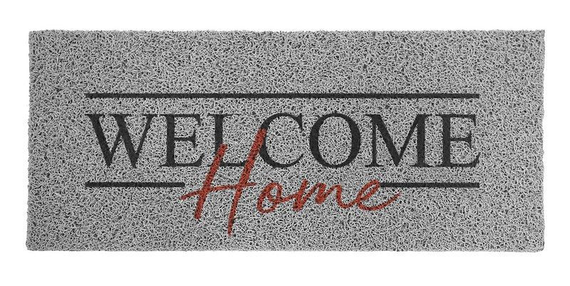 CAPACHO VINIL LONG WELCOME HOME 30X70CM KAPAZI C/ 1 UN