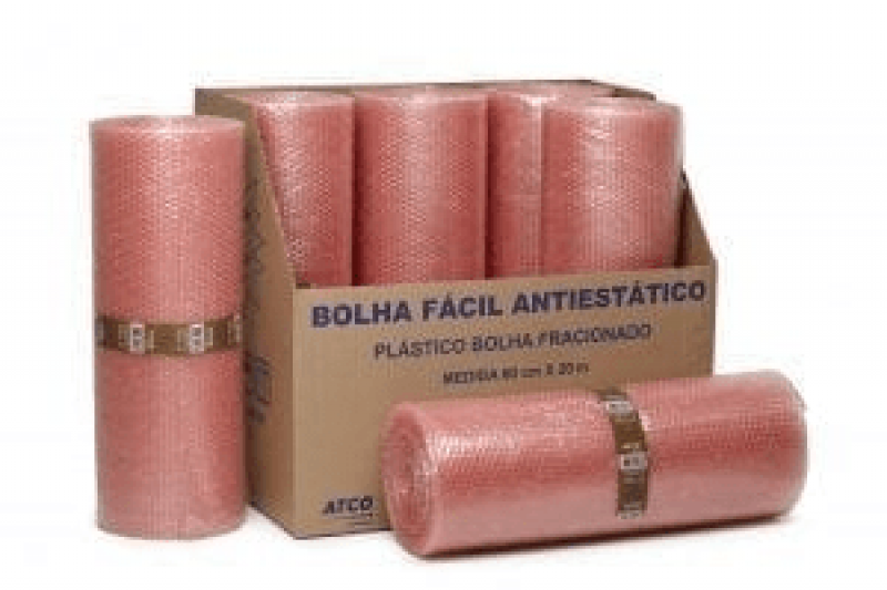 Bobina Plástico Bolha Antiestático 60X20M 45 mi 1 Un. ATCO