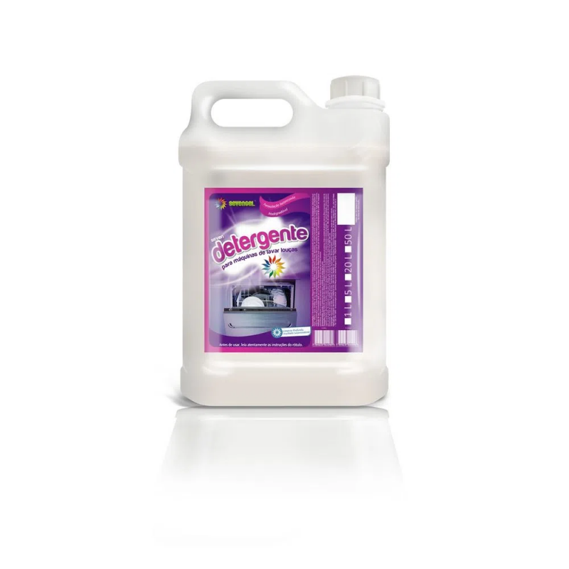 DETERGENTE P/ MAQ LAVAR LOUCAS SEVEN GEL - 5356 UN COM 1 UN
