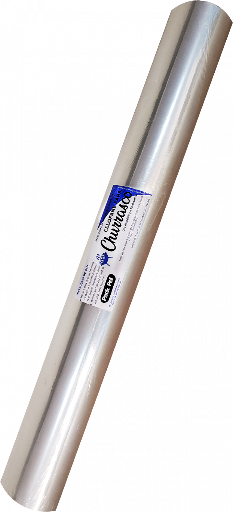 Bobina Celofane Poliester 50X10 Pluma - Fardo Com 10 Unidade