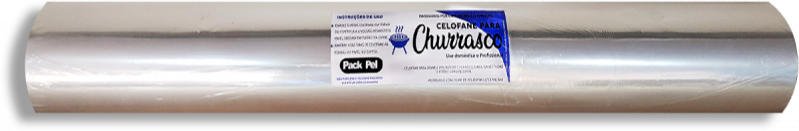Bobina De Celofane Poliéster 60cm X 100m Pluma - Com 1 Unidade