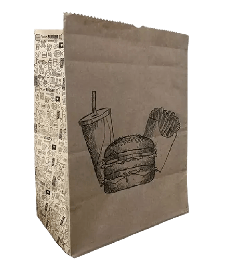 Saco Sos Lanche 24X15,5X31 Grande Pluma - Pct Com 50 Unidade