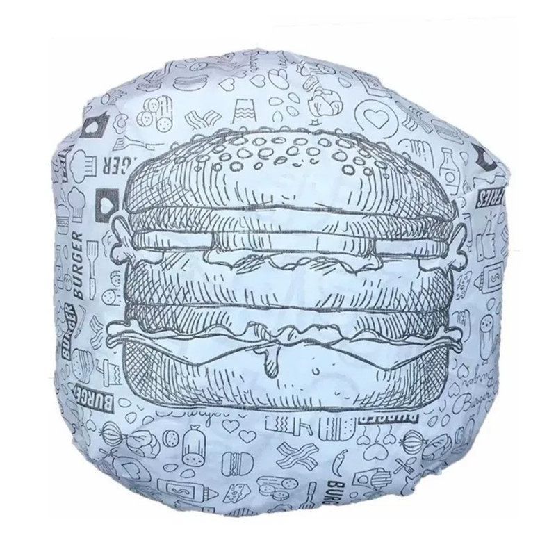 Papel Embala Lanche Hamburguer 30x38 25Gr Pluma 500 Unidades