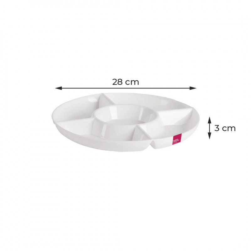 PETISQUEIRA RED C/5 DIV LE CHEF 28x3 - 1801 BRANCA UN COM 1 UN