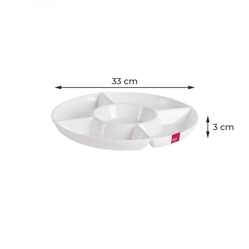 PETISQUEIRA RED C/5 DIV LE CHEF 33x3 - 1802 BRANCA UN COM 1 UN