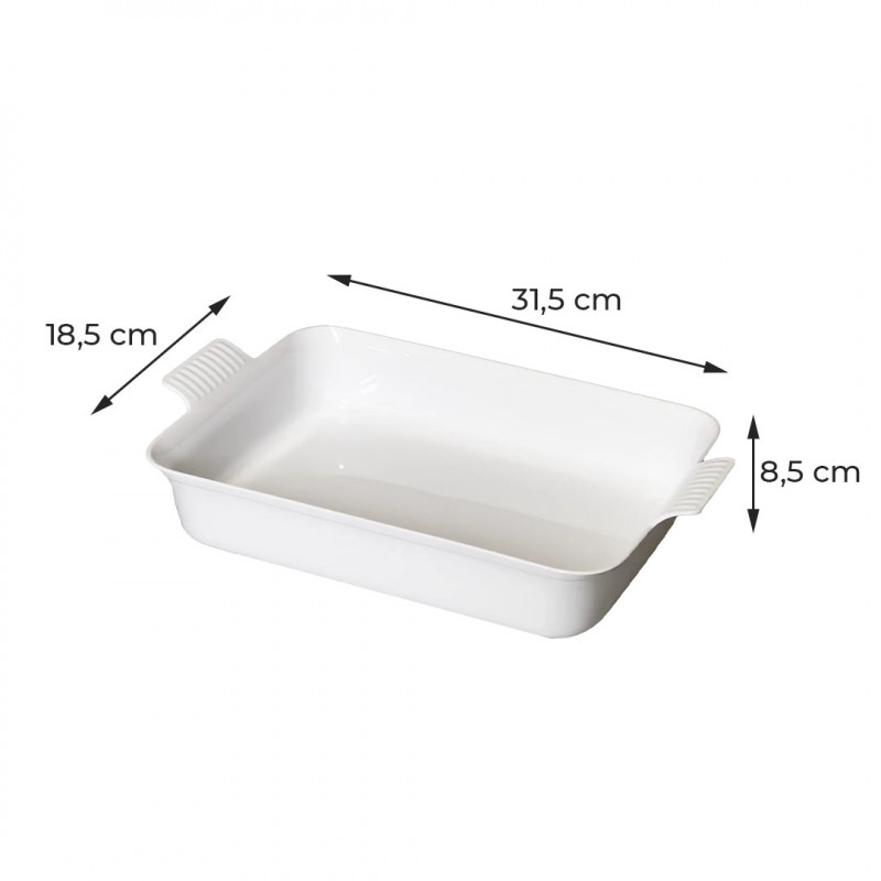 TRAVESSA ALCA LE CHEF 31,5x18,5x8,5 - 1814 BRANCA UN COM 1 UN