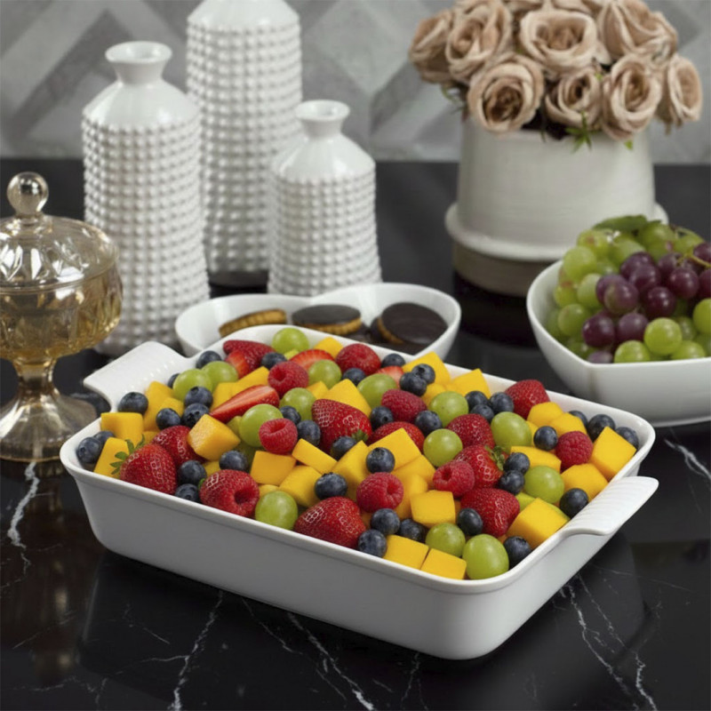 TRAVESSA ALCA LE CHEF 39,5x24,5x8,5 - 1816 BRANCA UN COM 1 UN