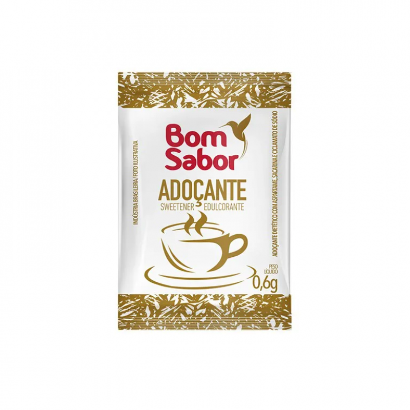 ADOCANTE SACHE 6 GR C/500 UN BOM SABOR - 020103011 CX COM 500 UN