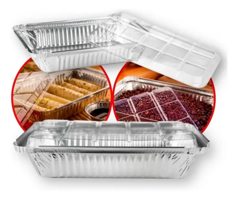 BANDEJA ALUMINIO B INGLES C/TP PET - 384 CX COM 50 UN