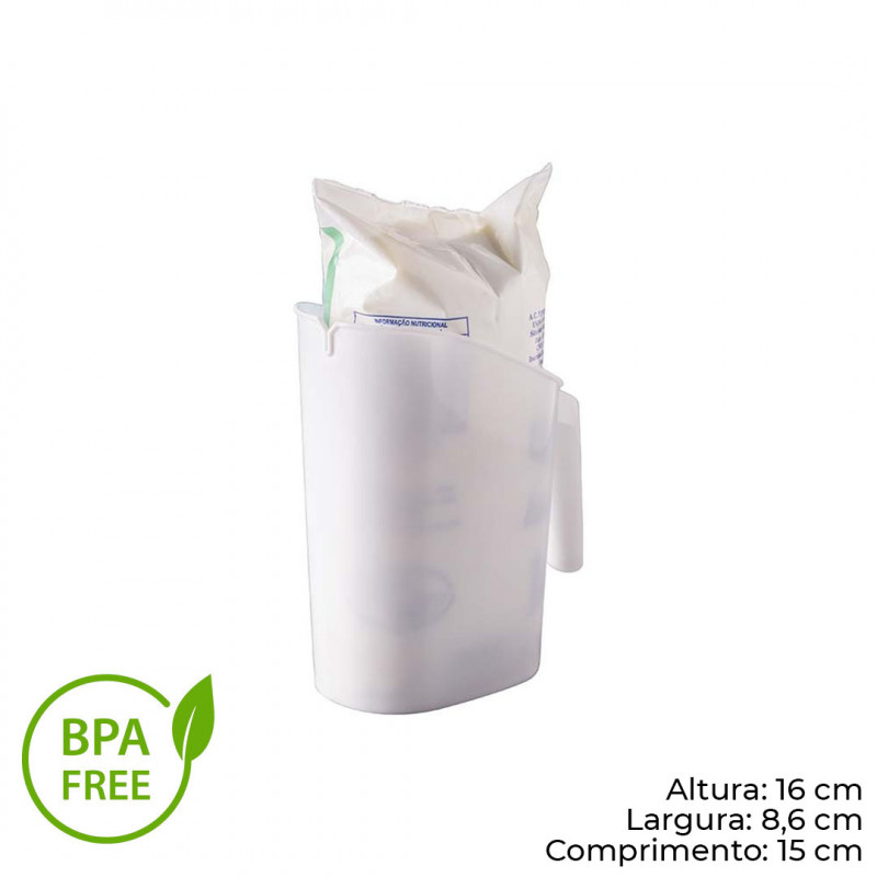 PORTA LEITE DE SAQUINHO B3 PLASUTIL - 013289 UN COM 1 UN