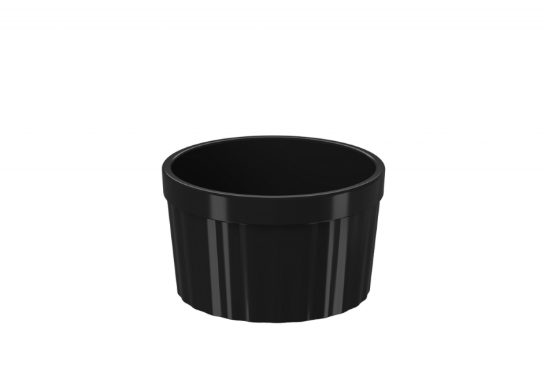 RAMEKIN UNO 150 ML PRETO BRINOX - 10162/0008 UN COM 1 UN