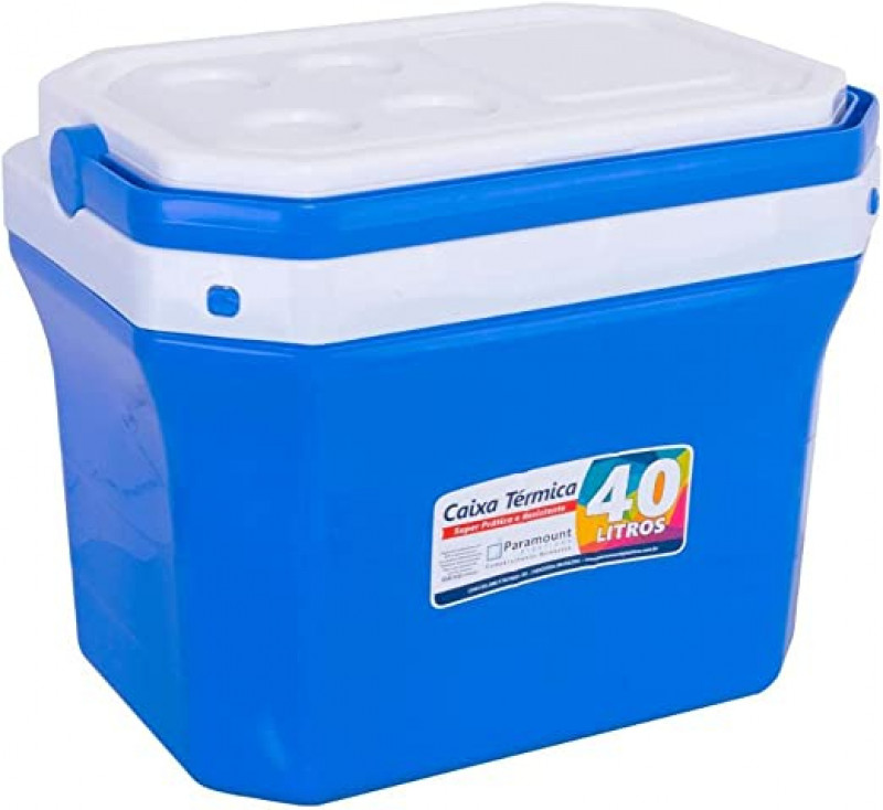 CAIXA TERMICA 40 LT PARAMOUNT - 856 - AZUL UN COM 1 UN