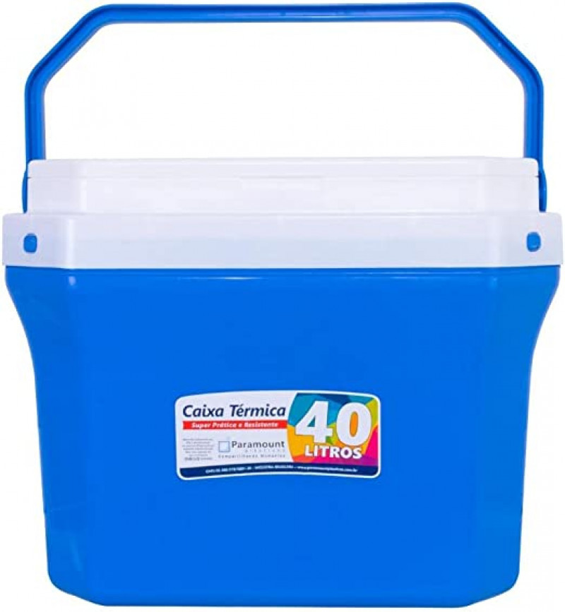 Caixa Térmica Cooler 40 Litros Paramount - 856 - Azul