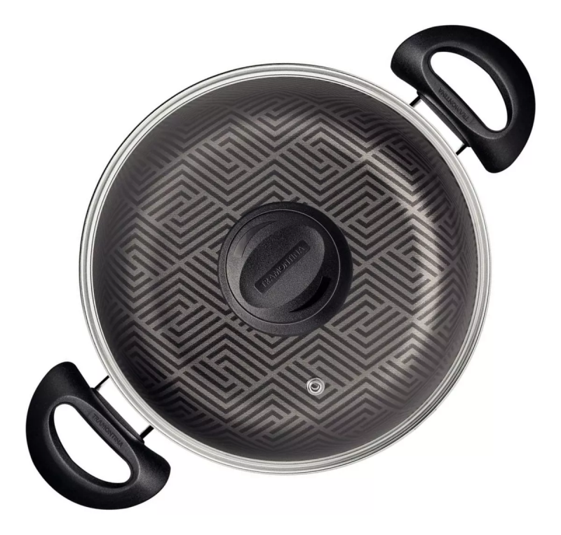 Caldeirão Tramontina Paris Antiaderente Chumbo 28 cm 11,8 L