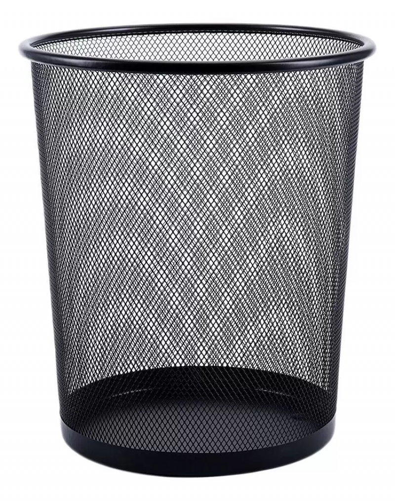 LIXEIRA TELA 12 LTS BLACK MIMO - 322 UN COM 1 UN