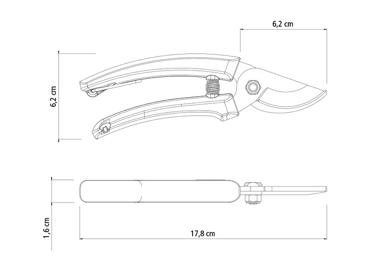 TESOURA DE PODA TRAMONTINA - 78300/001 UN COM 1 UN