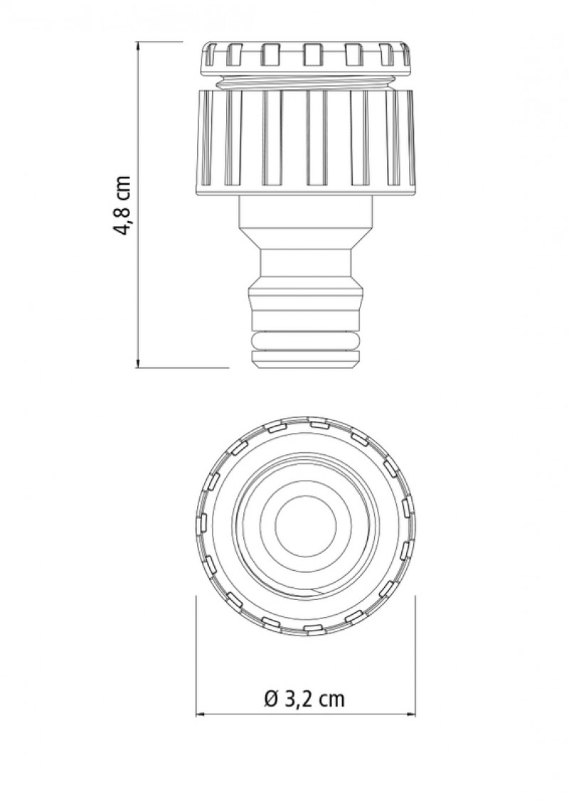 ADAPTADOR PARA JARDIM TRAMONTINA - 78502/000 UN COM 1 UN