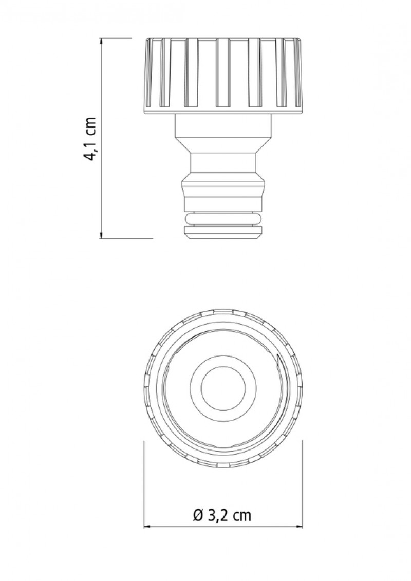 ADAPTADOR P/JARDIM FEMEA AMERICANO TRAMON - 78502/021 UN COM 1 UN