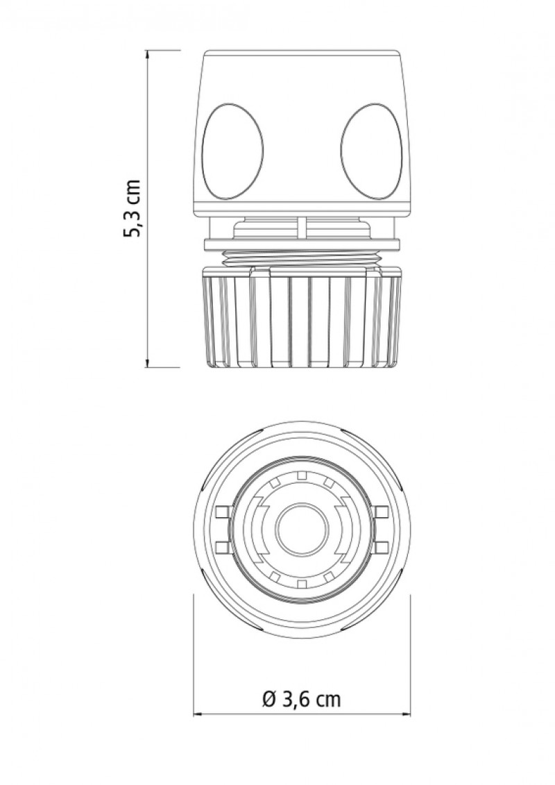 Engate Rapido Tramontina 1/2 Pol C/sistema Aquastop 78508000