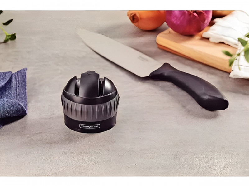Jogo De Facas Tramontina Aço Inox Affilata Preto 7 Pç