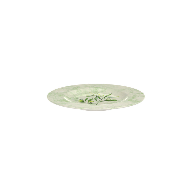 PRATO PORCELANA SOBREMESA 21 CM OLIVA - 96580/001 UN COM 1 UN