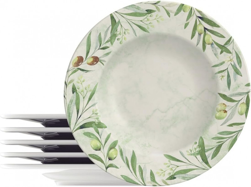 Prato Raso Florido Tramontina Oliva 28cm