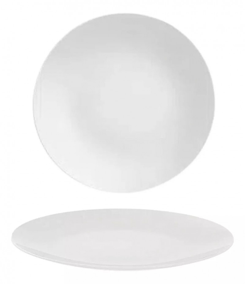 Prato Porcelana Raso 28cm Tramontina