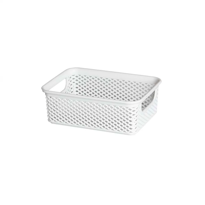 CESTO ORGANIZADOR BRANCO 17X12X6CM LINEA - 1980 UN COM 1 UN