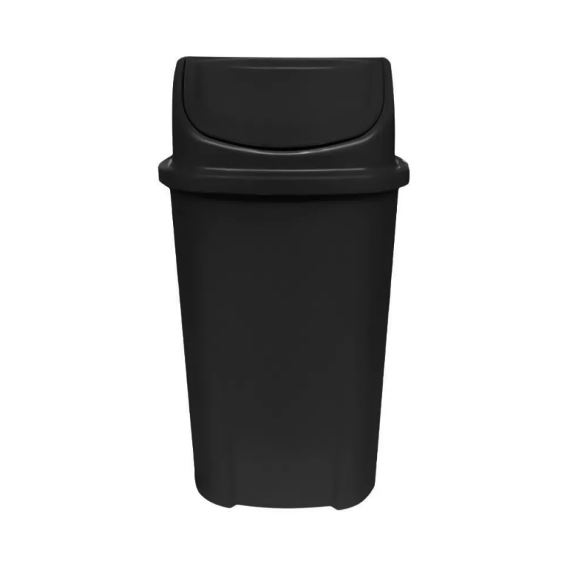 LIXEIRA BASCULANTE 60 LT LAR PLASTICOS - 1386-PRETO UN COM 1 UN