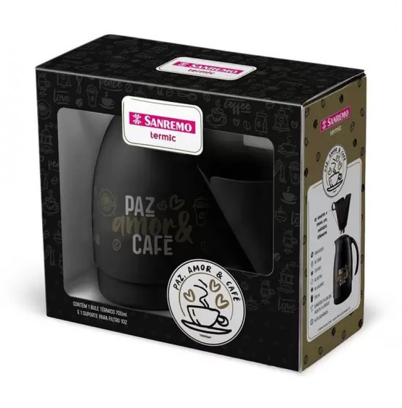 CJ BULE 700 ML+SUPO P/FILT CAFE TAM 102 - SR1011/68 UN COM 1 UN