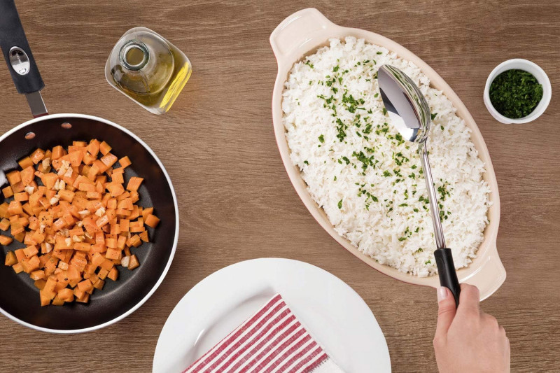 Jogo De Utensílios Easy Em Aço Inox Cabo Polipropileno 5 Pçs