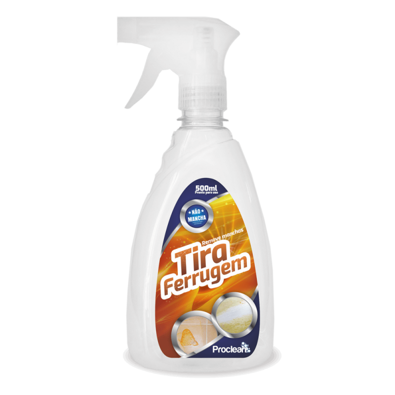 TIRA FERRUGEM 500 ML C/GATILHO PROCLEAN - PCTF500 CX COM 12 UN